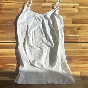 White Women's Camisole Maternity Support Top